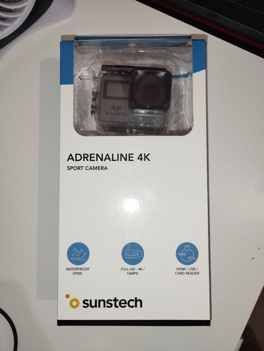 ActionCam 4K + Acessórios + Embalagem