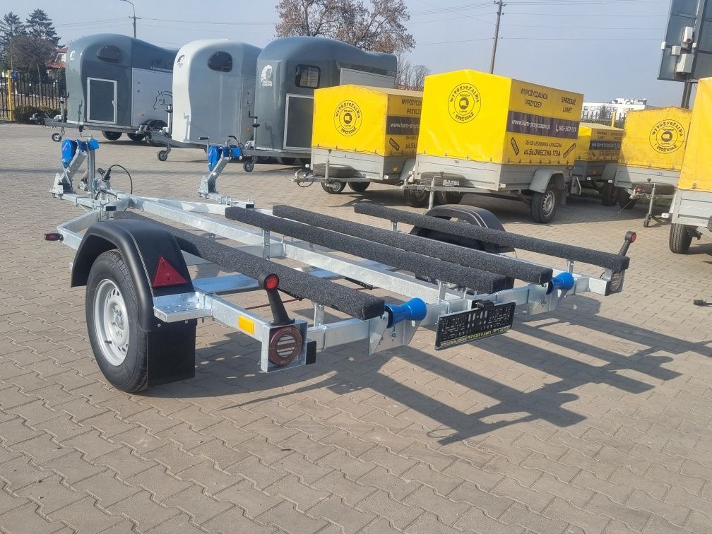 Przyczepa podwójna pod skutery pod dwa Nie Widpol, hamowana Producent