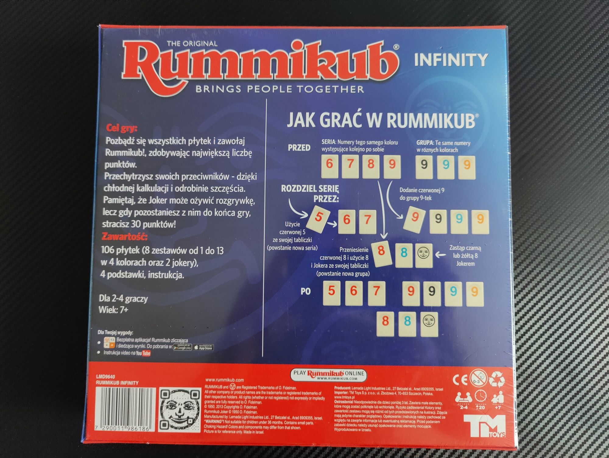 Rummikub Infinity gra planszowa