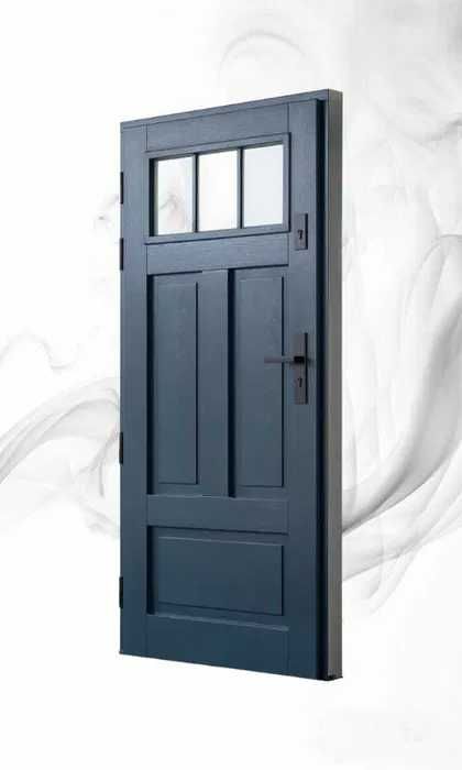 drzwi zewnętrzne drewniane ciepłe producent montaż/dowóz/cała Polska