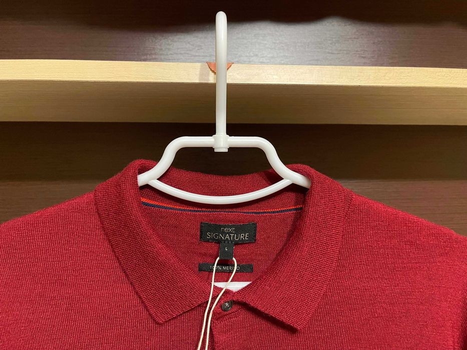Next, 100% мериносове поло, светр  M/L