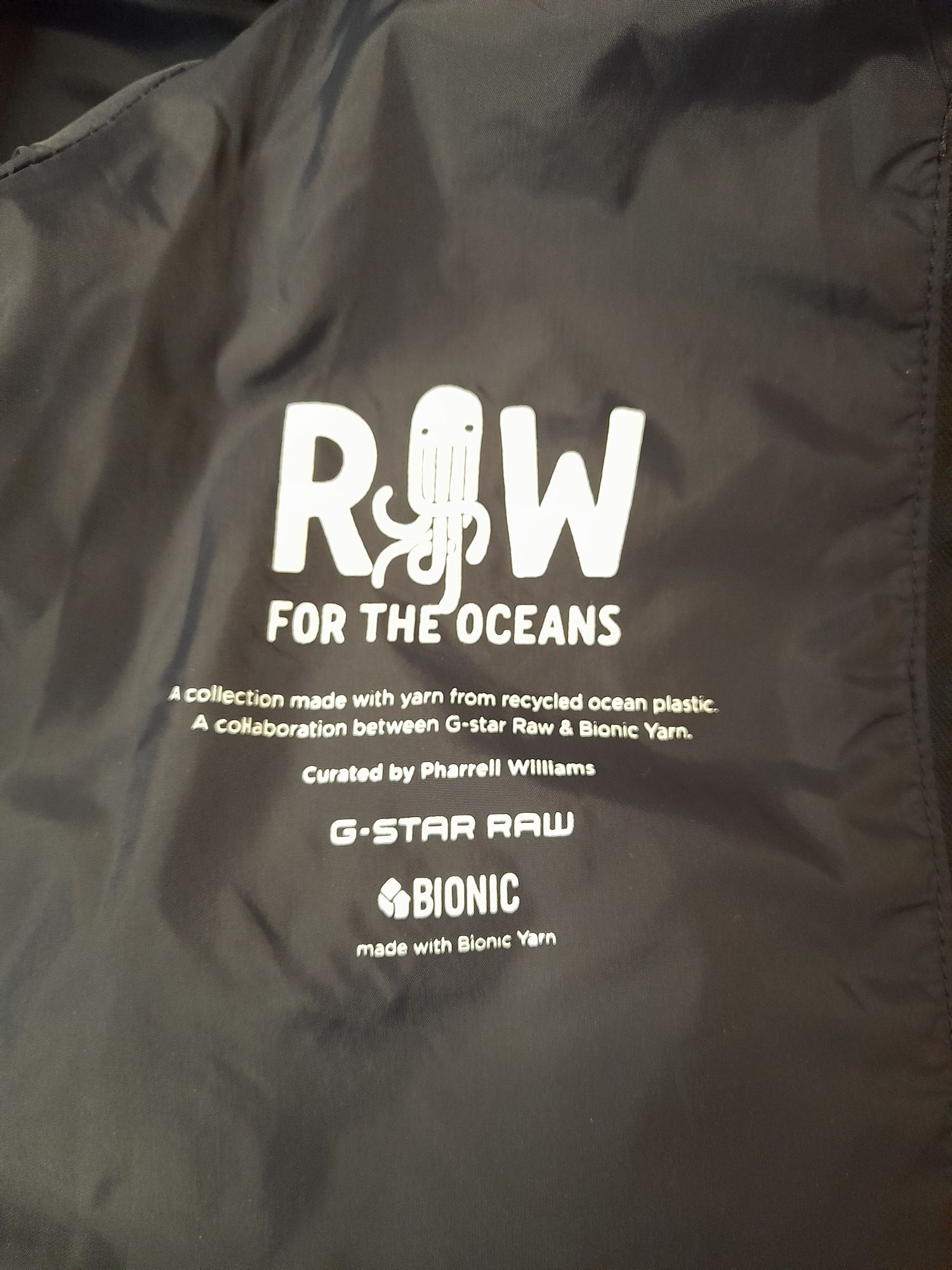 Джинсовая куртка-бомбер G-Star Raw Drop 2 Fallden размера L Denim Raw