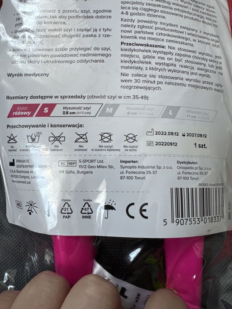 Kołnierz ortopedyczny