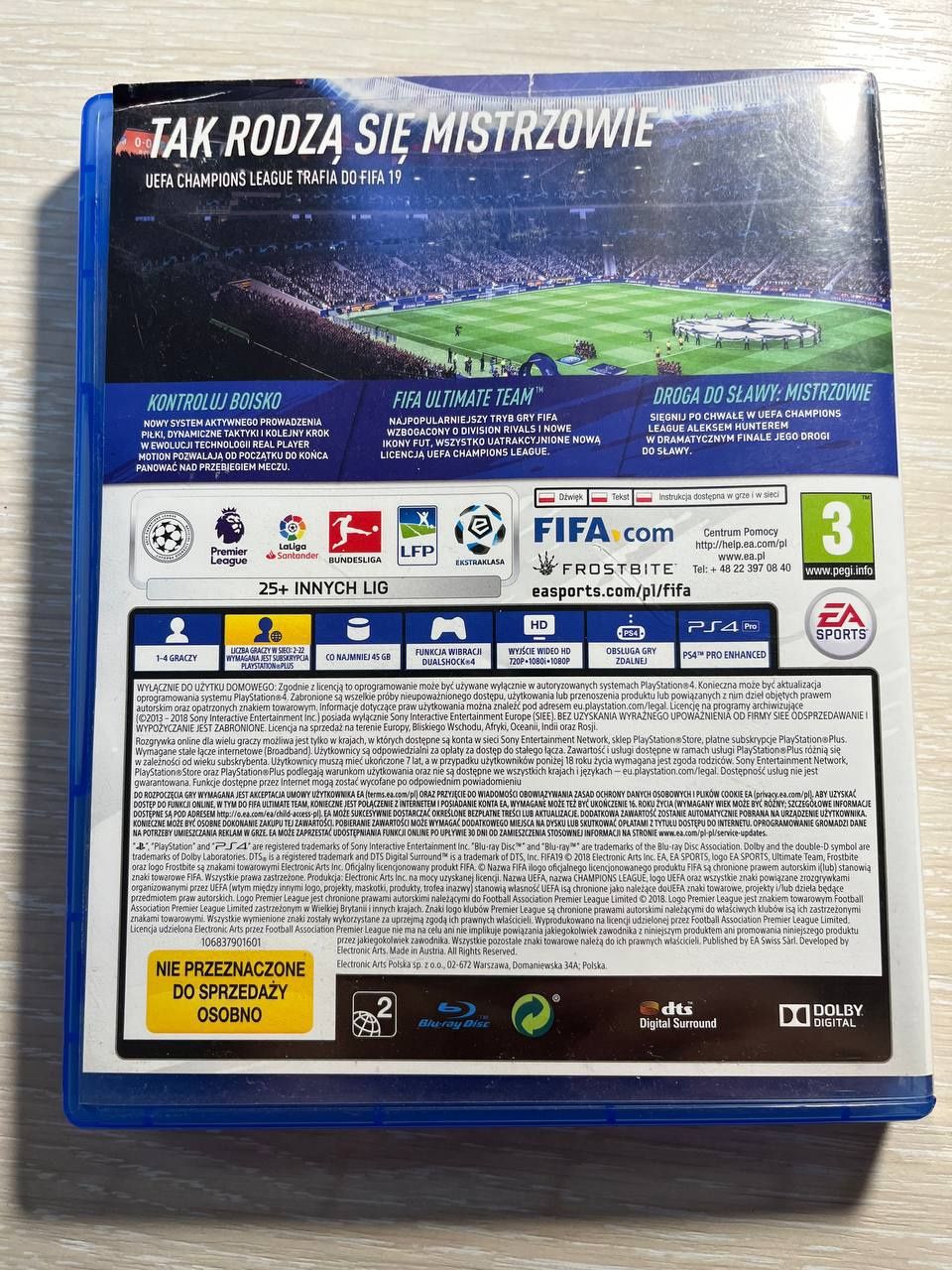 Fifa 2019 - Игра на приставку PS4 Идеальное состояние
