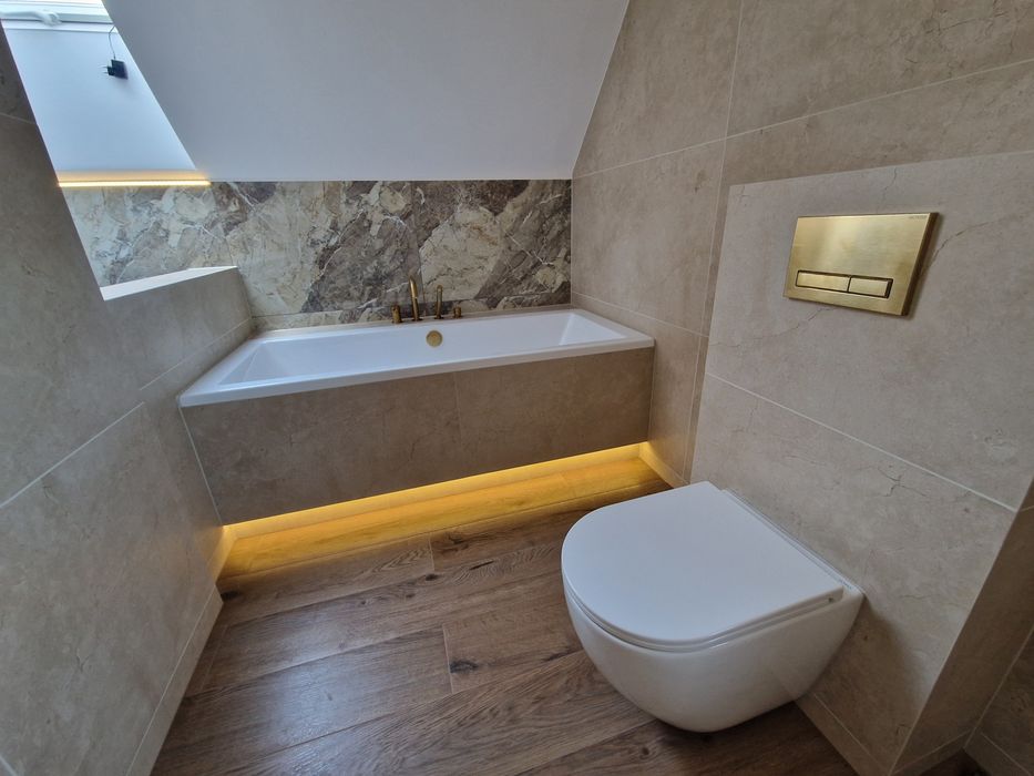 Wykończenia wnętrz, szpachlowanie, malowanie, glazura