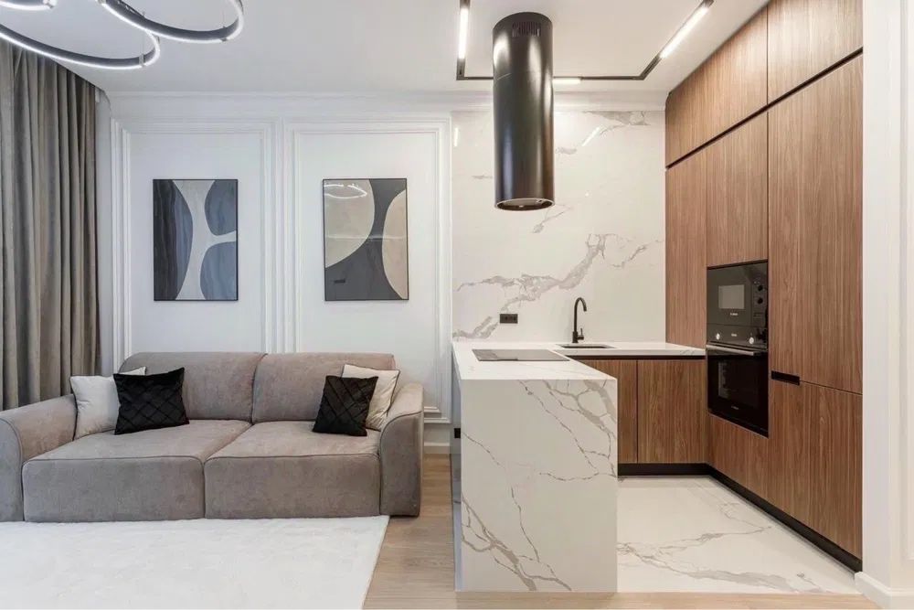 Дизайнерська 2-х квартира-студіо в новому ЖК Файна Таун, метро Нивки