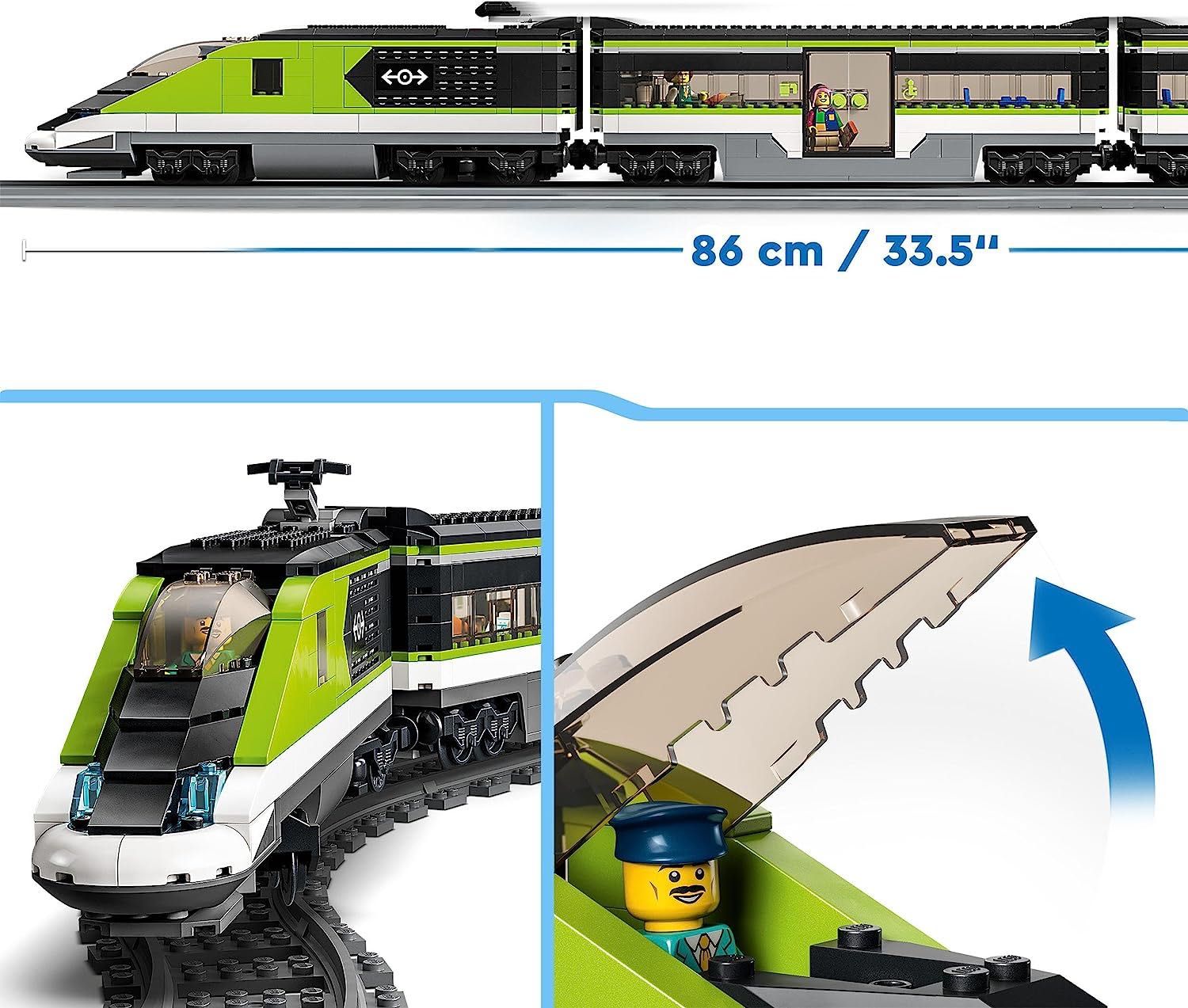 Zdalnie sterowany pociąg LEGO dla dzieci