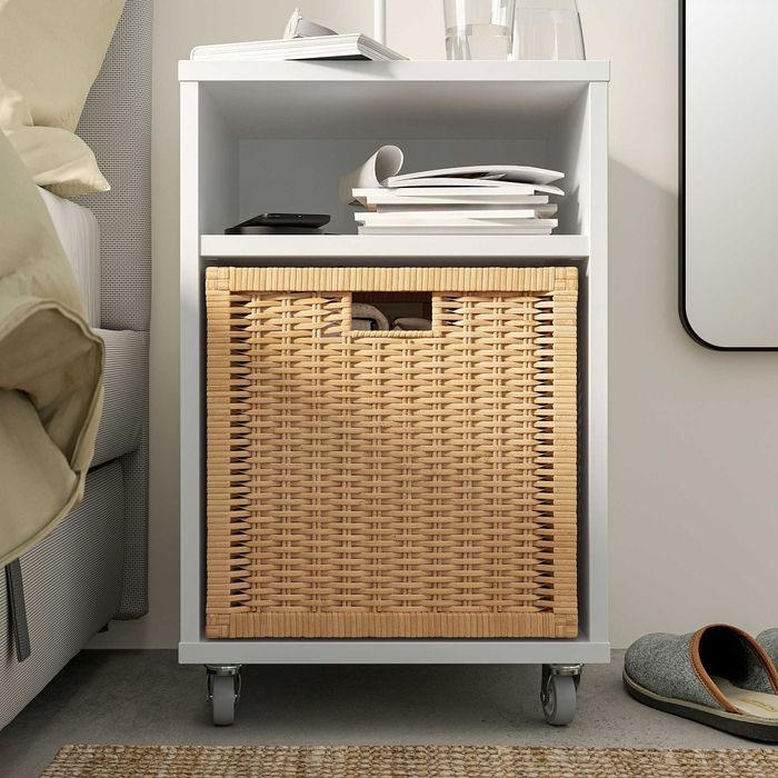 Плетений кошик для тумби икеа ikea branäs