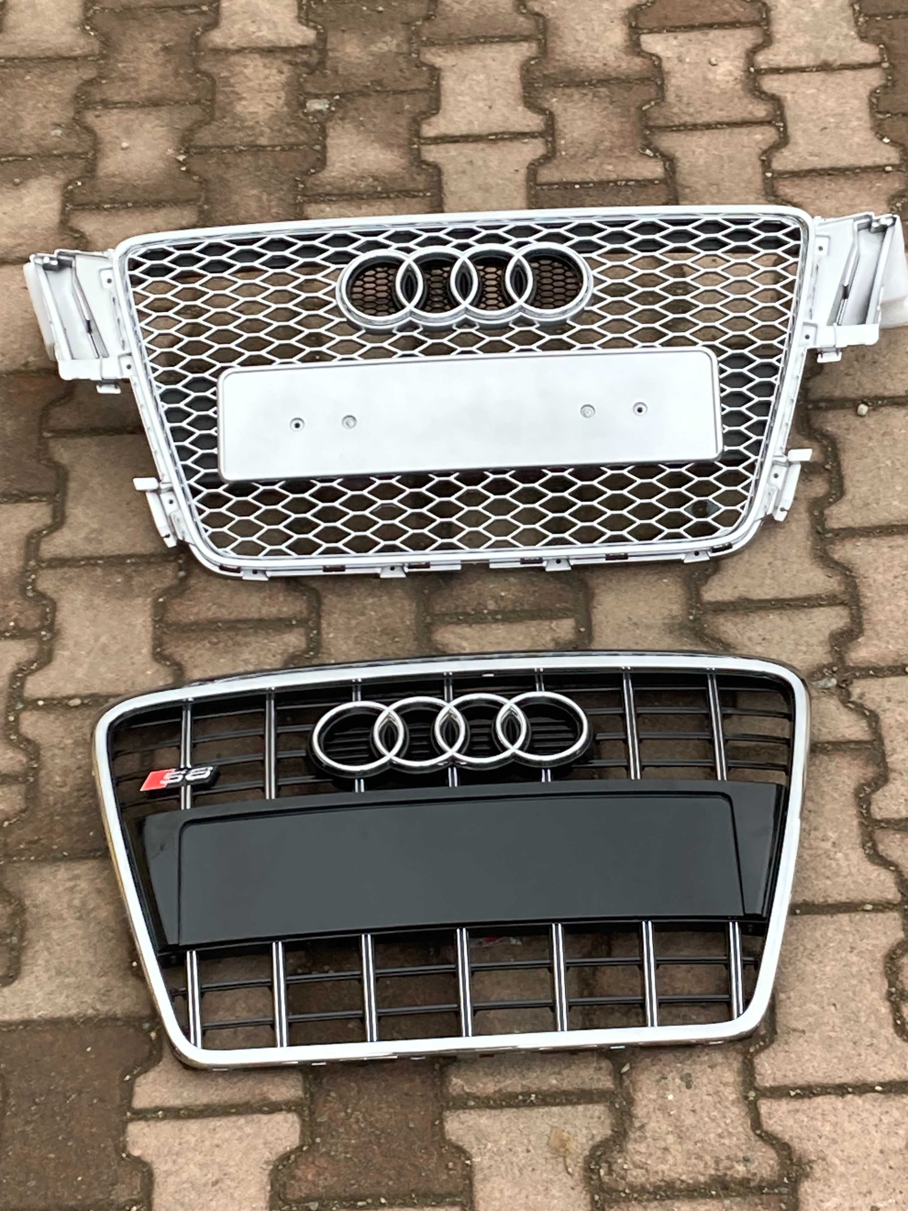 Решетка радиатора AUDI A1/TT/A3/A4/A5/A6/A7/A8 S-Line RS стили 05-23г.
