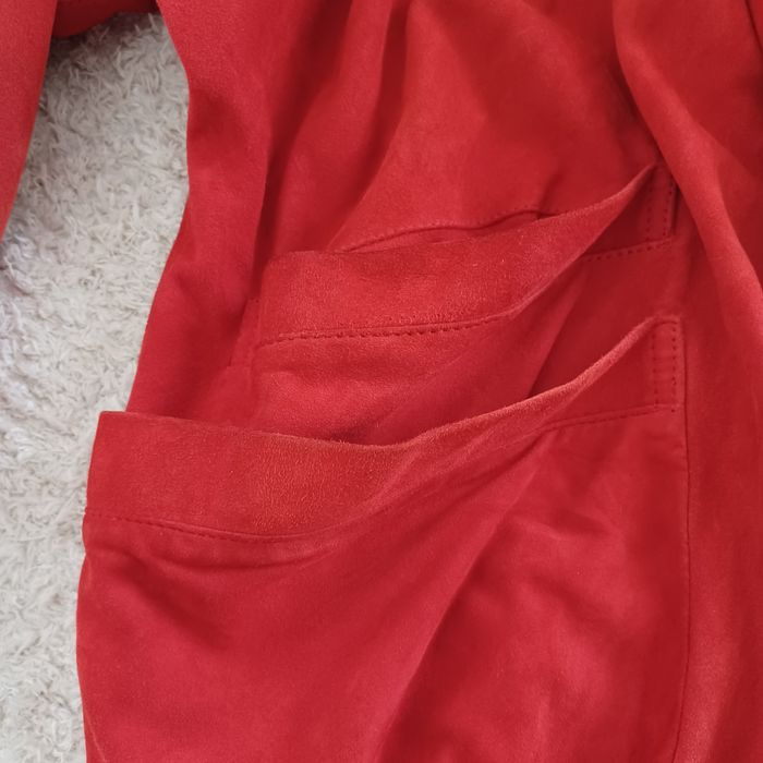 Kurtka skórzana Nuova Firence miękki nubuk L /52 vintage