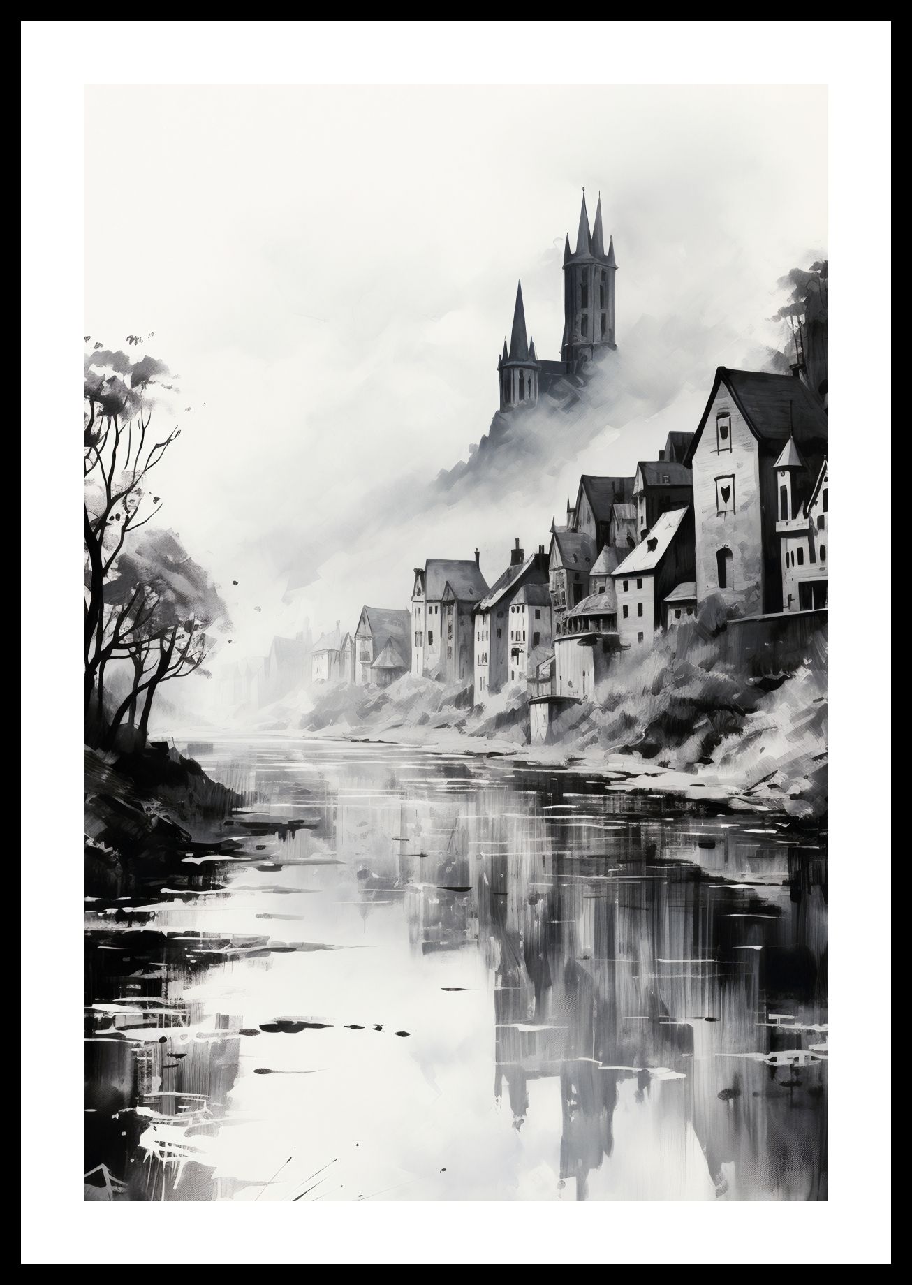 Plakat 40x60cm Mglisty Refleks