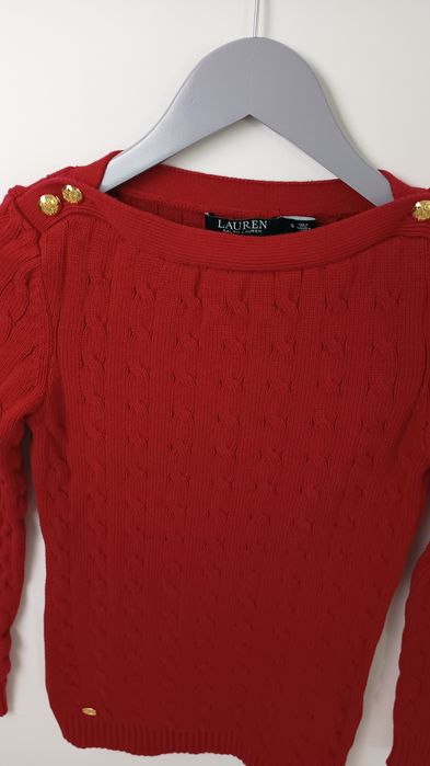 Sweter warkocz Polo Ralph Lauren XS-S