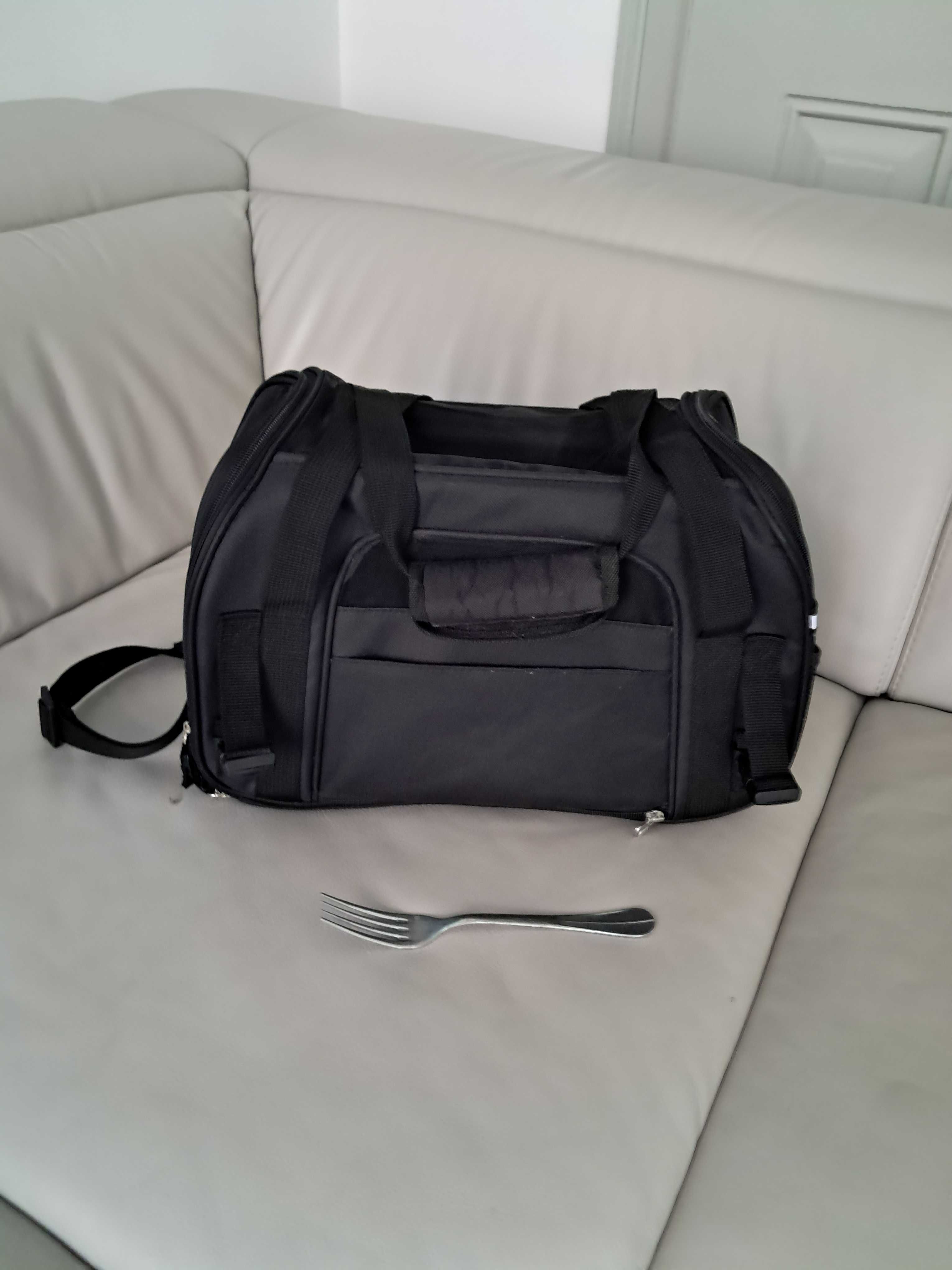 Saco Transportador Caes ou Gatos, Preto