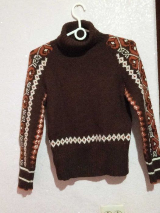 Мохеровый индийский свитер
