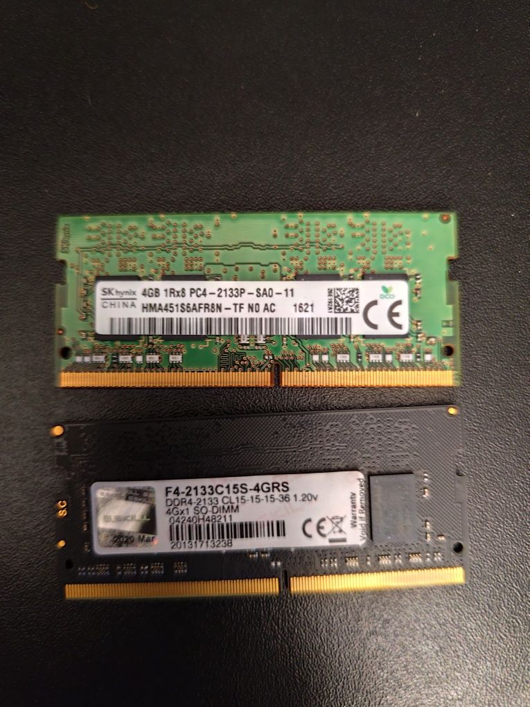 RAM DDR4 - 2x 4GB