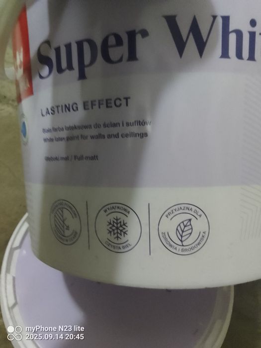 Tikkurila biała farba lateksowa 20L