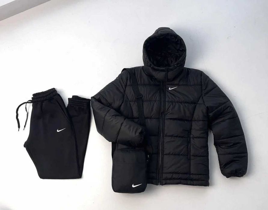 Костюм мужской зимний Nike до -25° куртка штаны сумка перчатки найк
