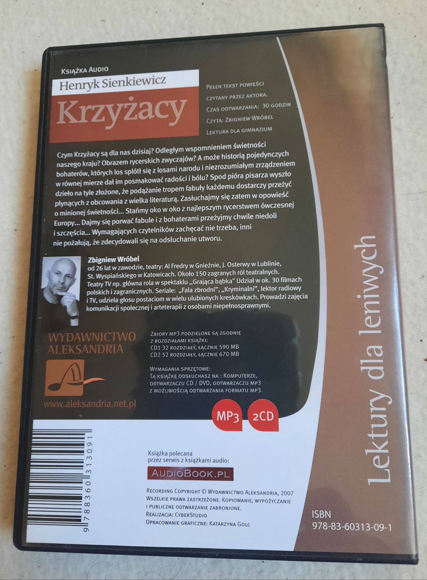 Krzyżacy - Henryk Sienkiewicz; 2 CD; audiobook