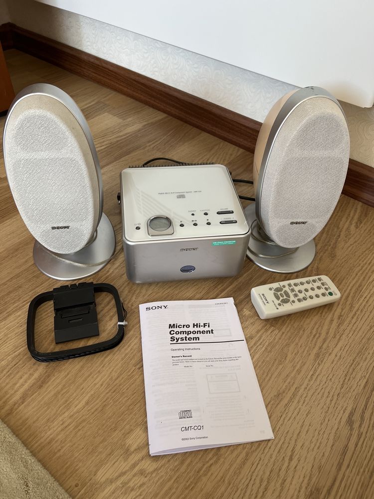 Sony CMT-CQ1 музыкальный центр, Hi-Fi система