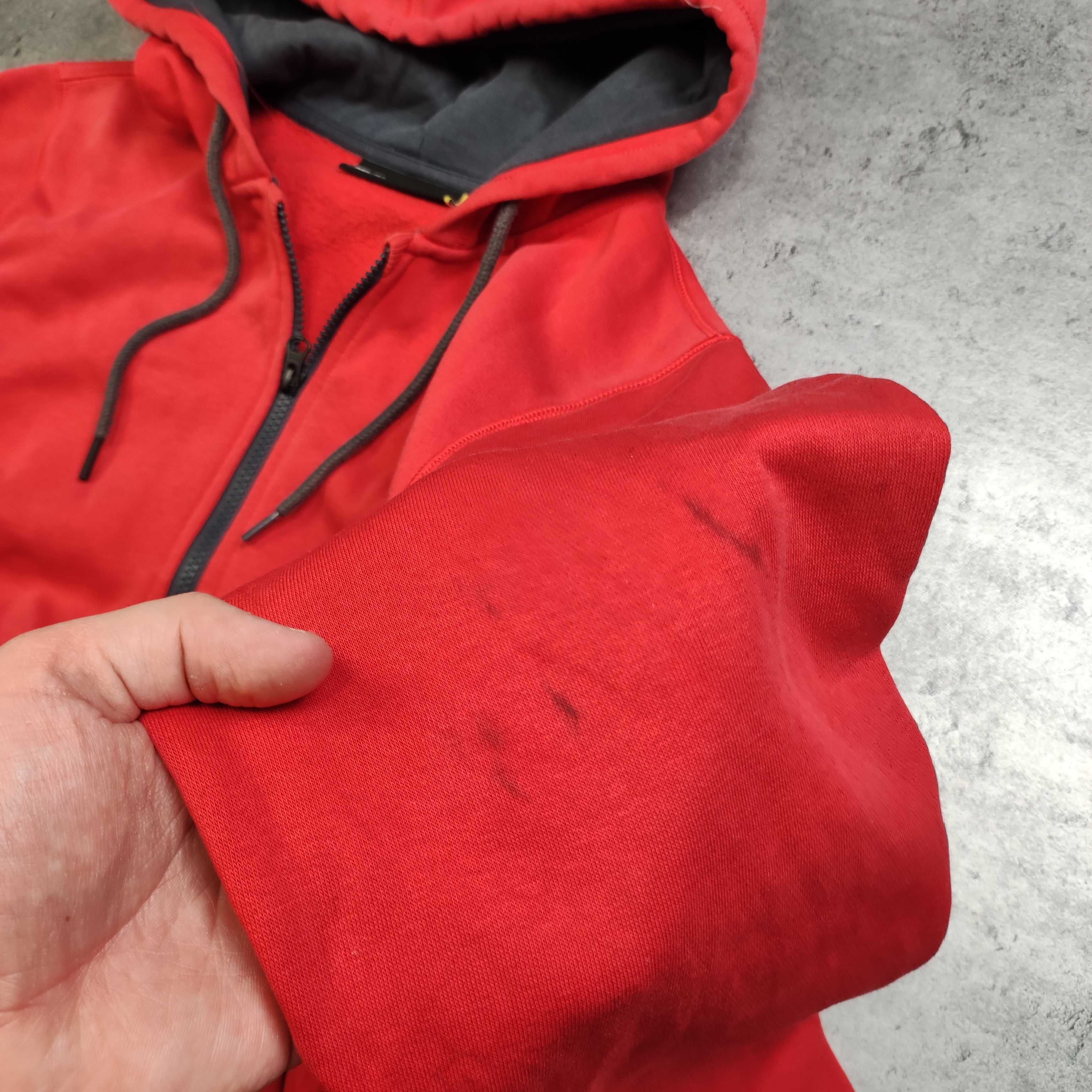 MĘSKA bluza sportowa Trening GYM Siłownia Czerwona Under Armour Suwak