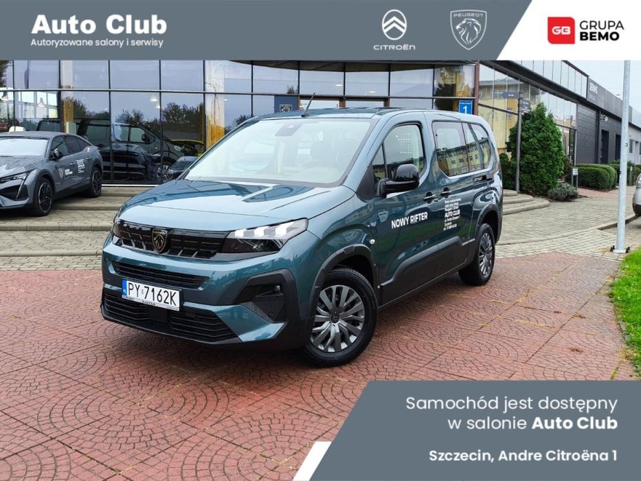 Peugeot Rifter Long MPV BHDi 130KM skrzynia automatyczna 8 biegów
