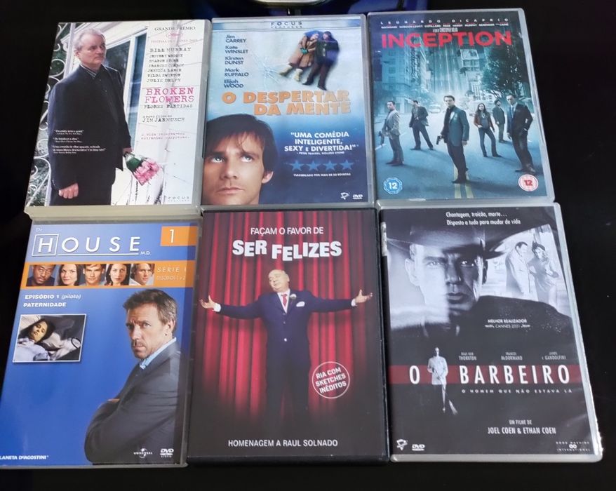 DVD originais 1€ cada