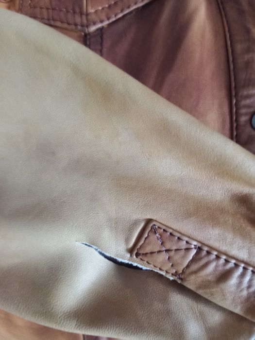 Skóra naturalna koszula Esprit