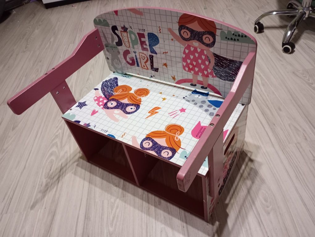 Ławka krzesło stolik składany dla dzieci