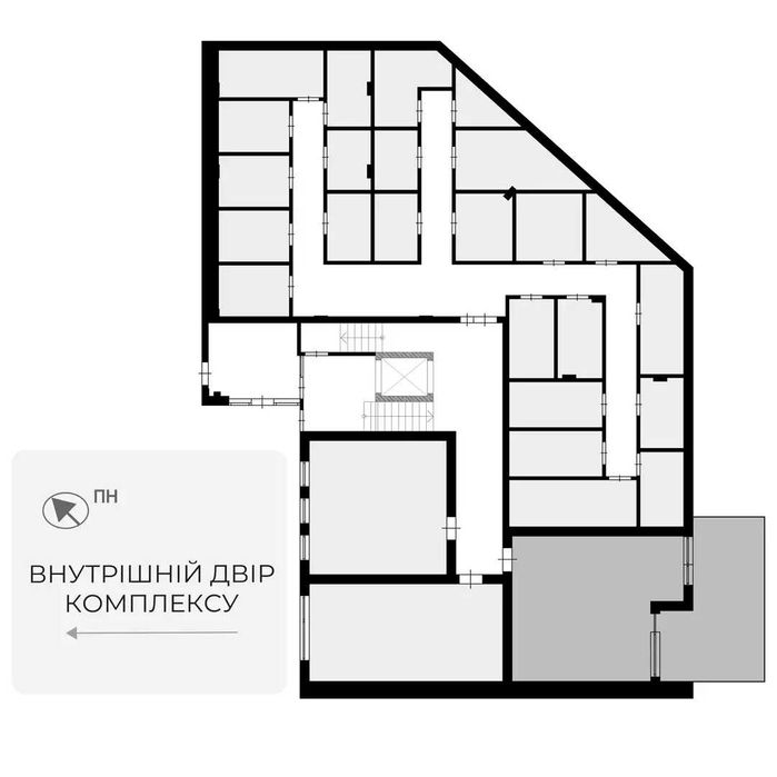 1-кімнатна квартира | GRAND HILLS | Ужгород, новобудова - GH 2.01