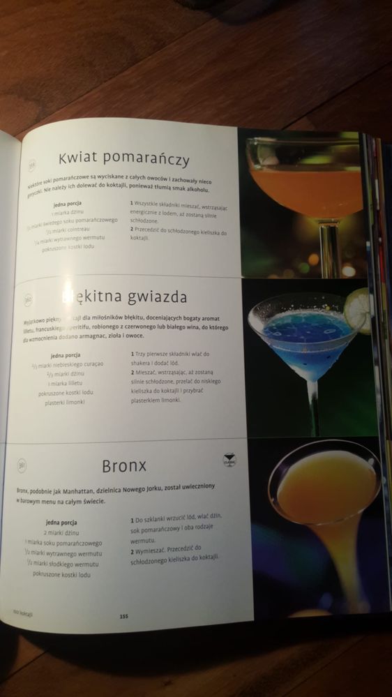 1001 koktajli przepisy książka barman