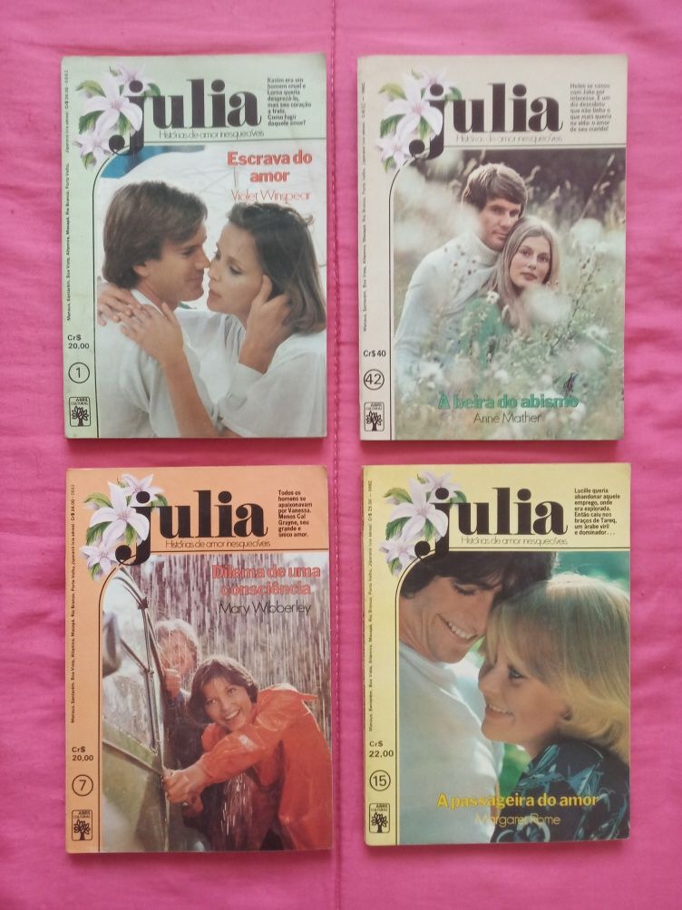 20 livro de Romances JÚLIA e BIANCA