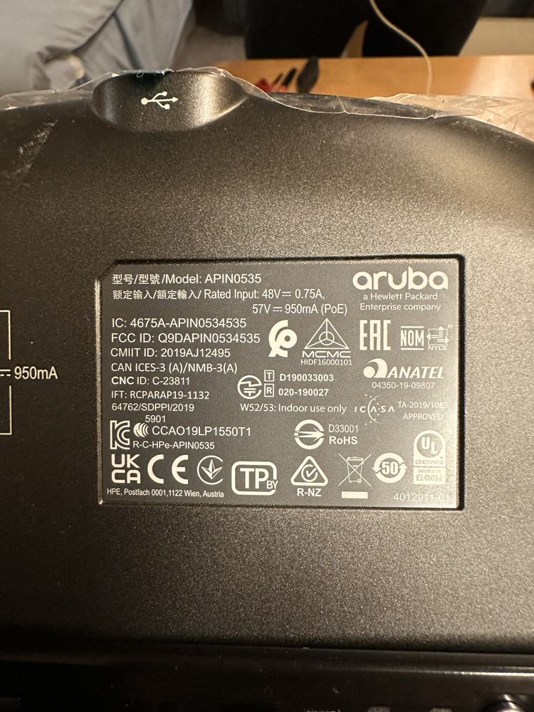 Access Point Aruba APIN 0535 WI-FI