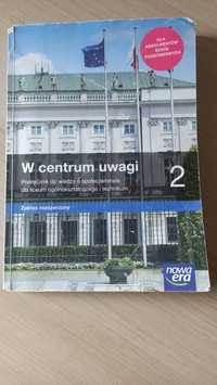 Podręcznik  wiedza o społeczeństwie w centrum uwagi 2 rozszerzony