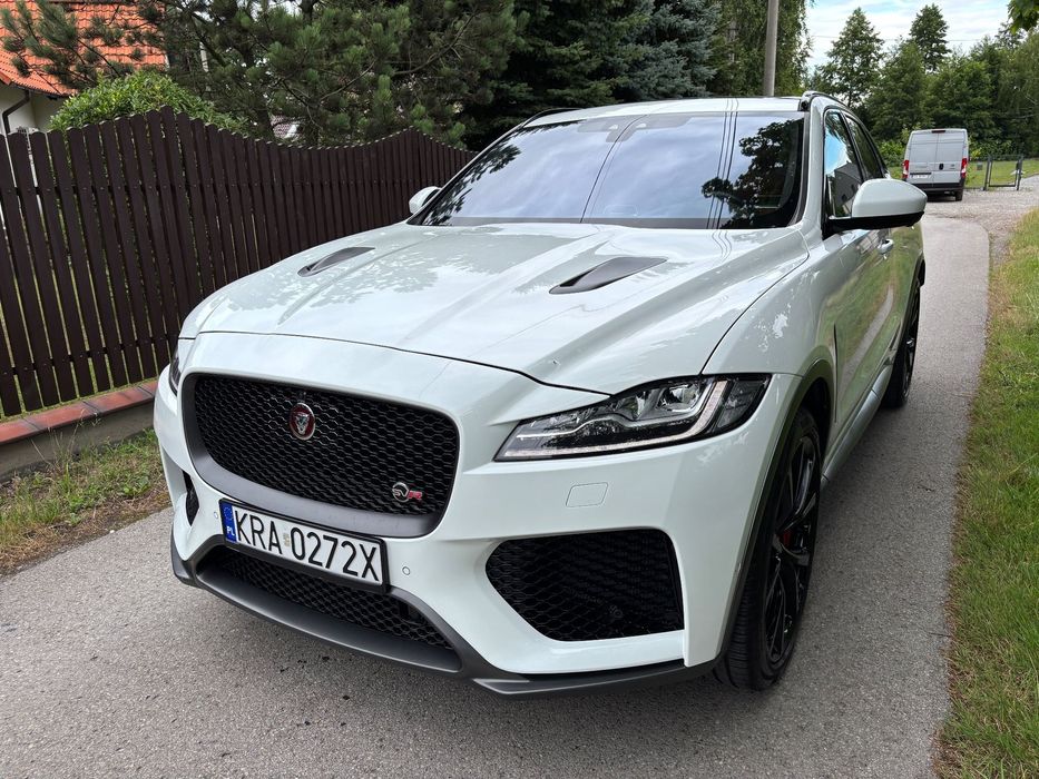 Jaguar F-Pace 5.0 550KM SVR AWD Automat Alu22” LED Navi Kamera360 Skóry Panorama PDC