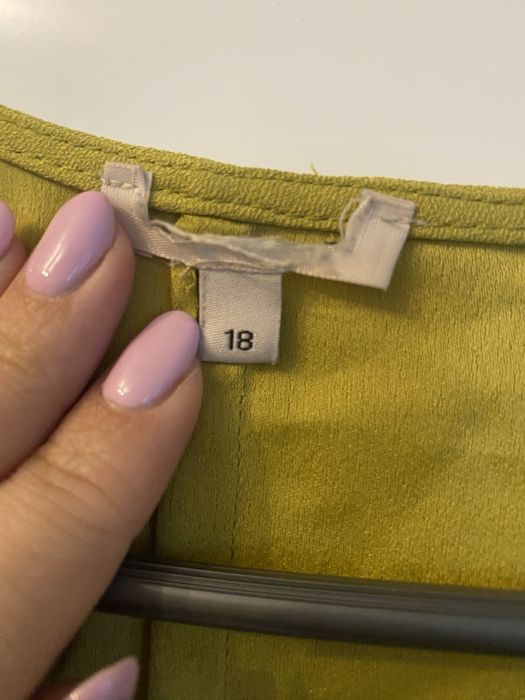 Bluzka musztardowa szeroka