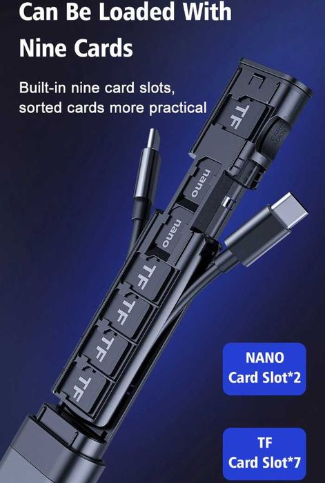 Кабель для зарядки передачи данных Micro SD хаб