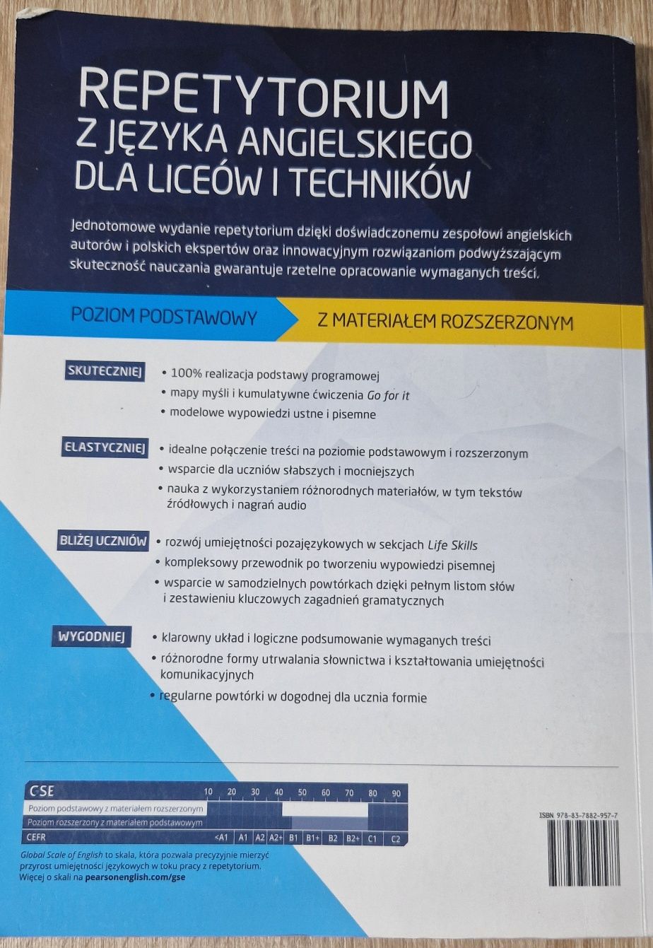 Repetytorium z angielskiego Pearson poziom podstawowy i rozszerzony