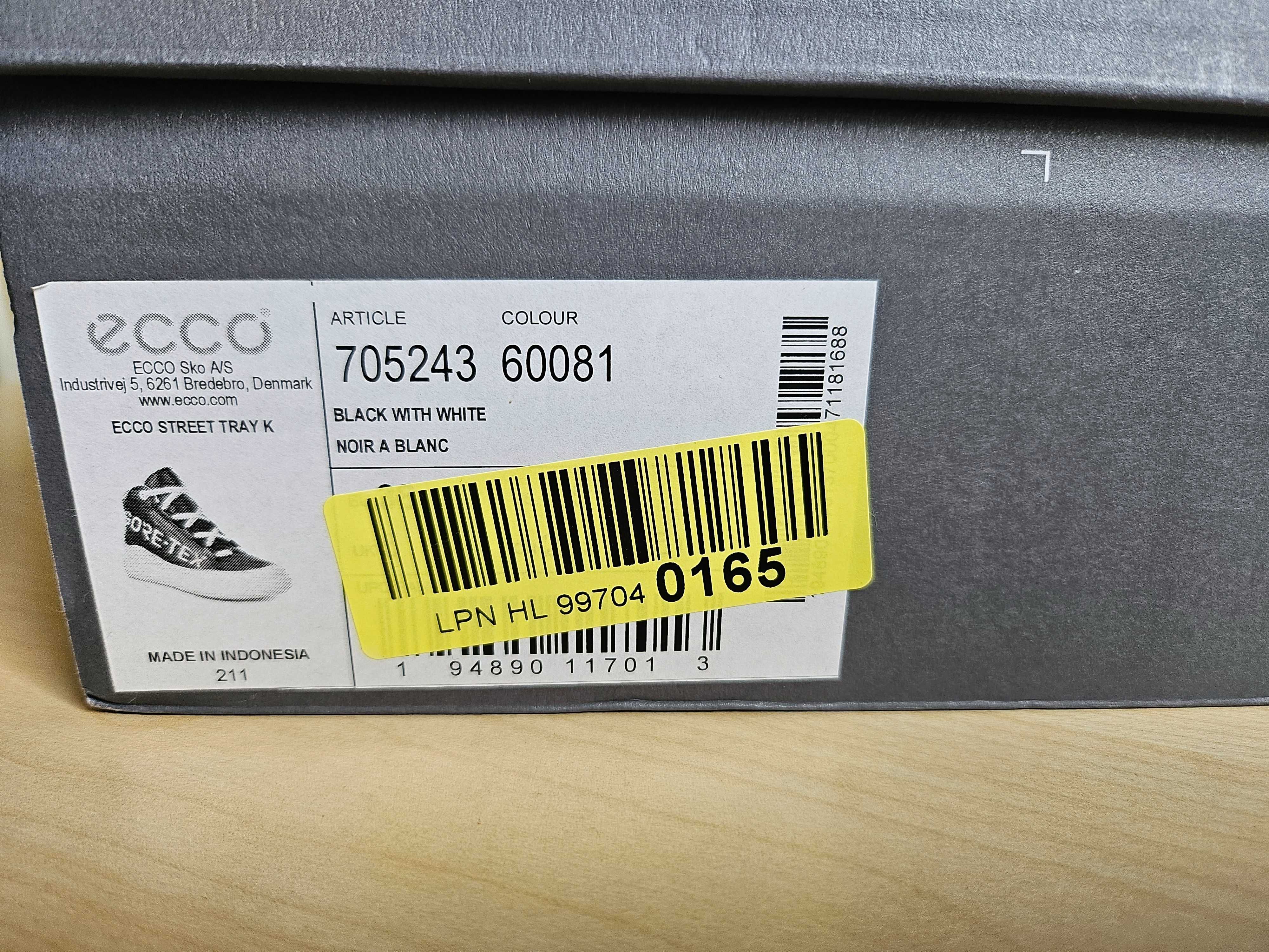 ECCO
Sneakersy Street Tray K GORE-TEX, 38, wkładka 24cm