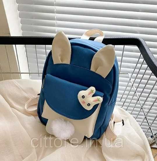 Детский дошкольный рюкзак для девочки - новый - Синий