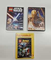 Lego 3 filmy DVD, Star Wars, Batman, Bionice, kolekcja 3 filmy