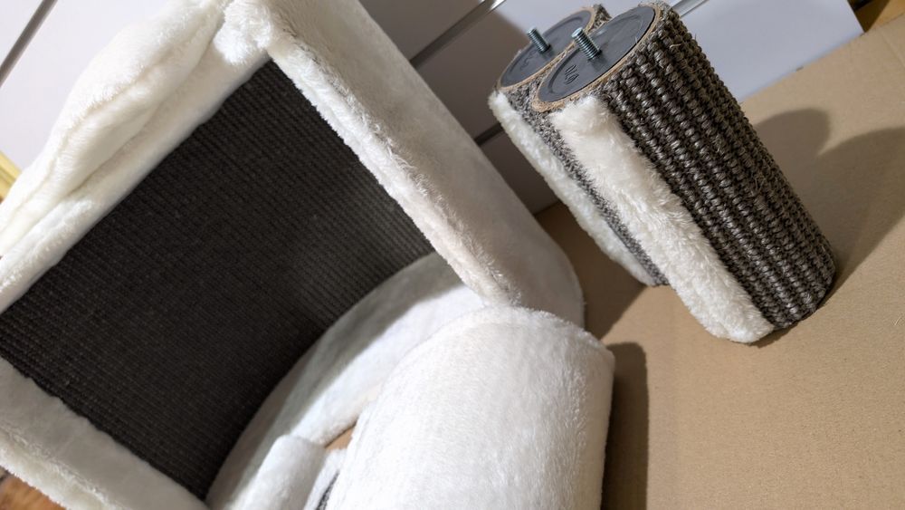 Trixie Zestaw Ścienny Do Wspinaczki Z Legowiskiem Biało Szary ZWROT