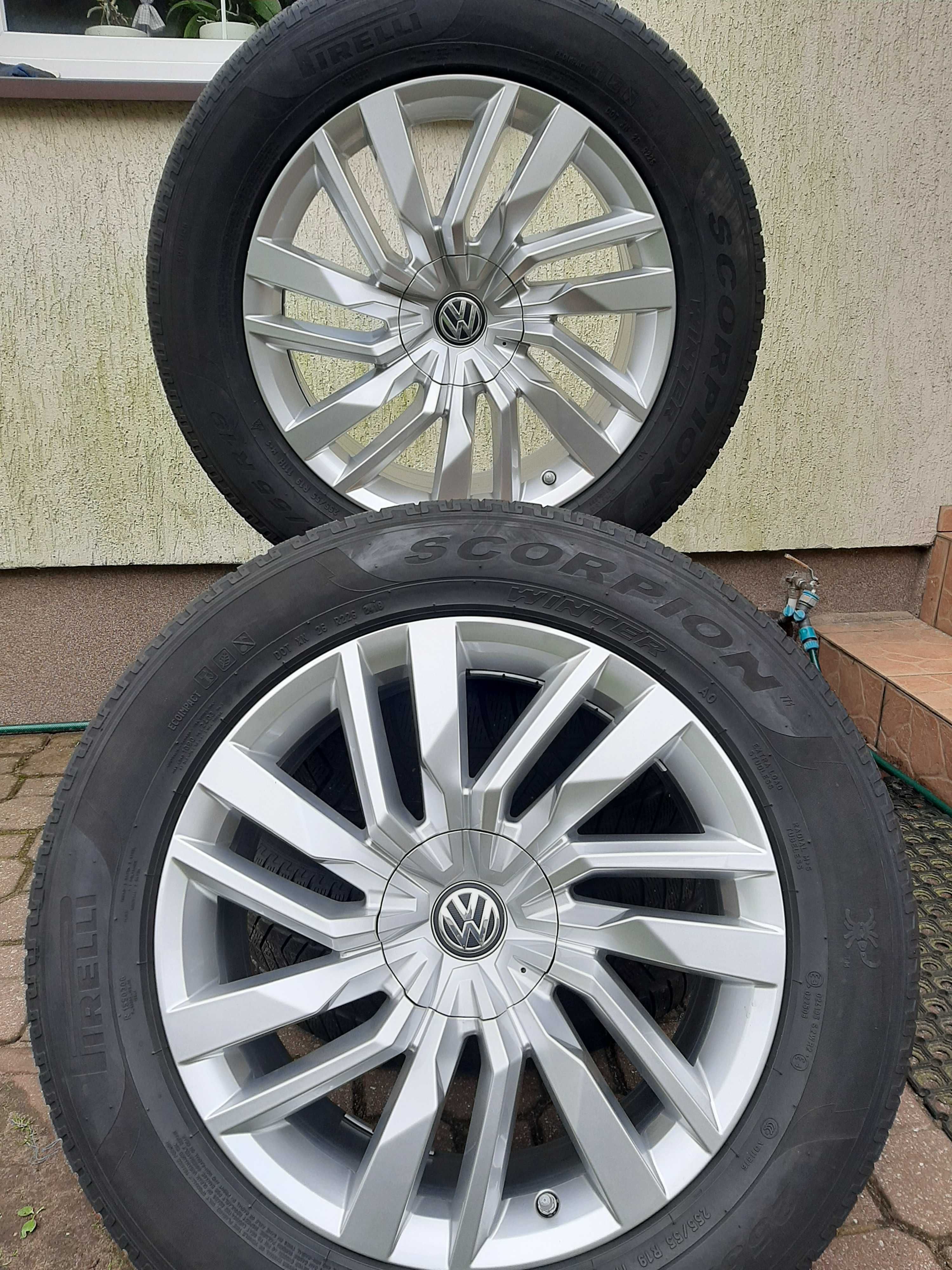 Felgi 19" VW Touareg lll 5x112 8jx19 Et28 Oryginalne + Czujniki