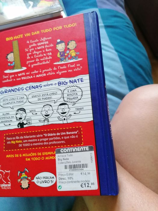Livro: ' Big Nate Arrisca Tudo'