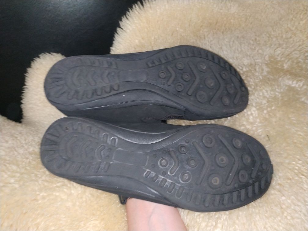 F&F макасіни туфлі екошкіра - текстиль 41 р по устілці 26.5 см ширина