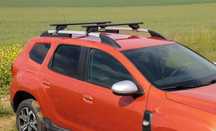 Турецкие пере-мычки на рейлинги Renault Duster с замками