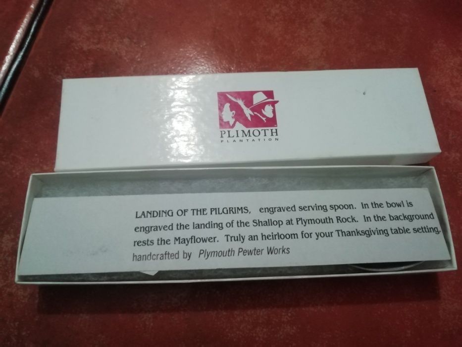 Colher Esculpida de Coleção - Plimoth Plantation