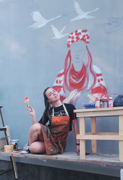 Розпис стін, вітрин, гаража, аерографія, художник, дизайн, мурал, арт