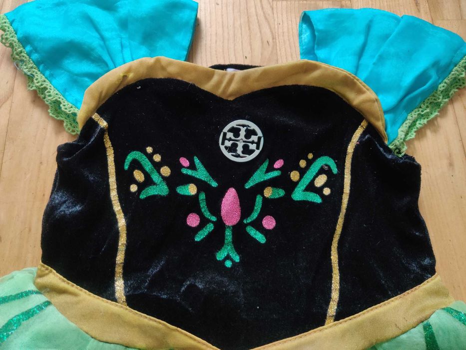 Sukienka ANNA ELSA/4-5/104-110/Kraina lodu/Frozen/Elza/strój karnawał