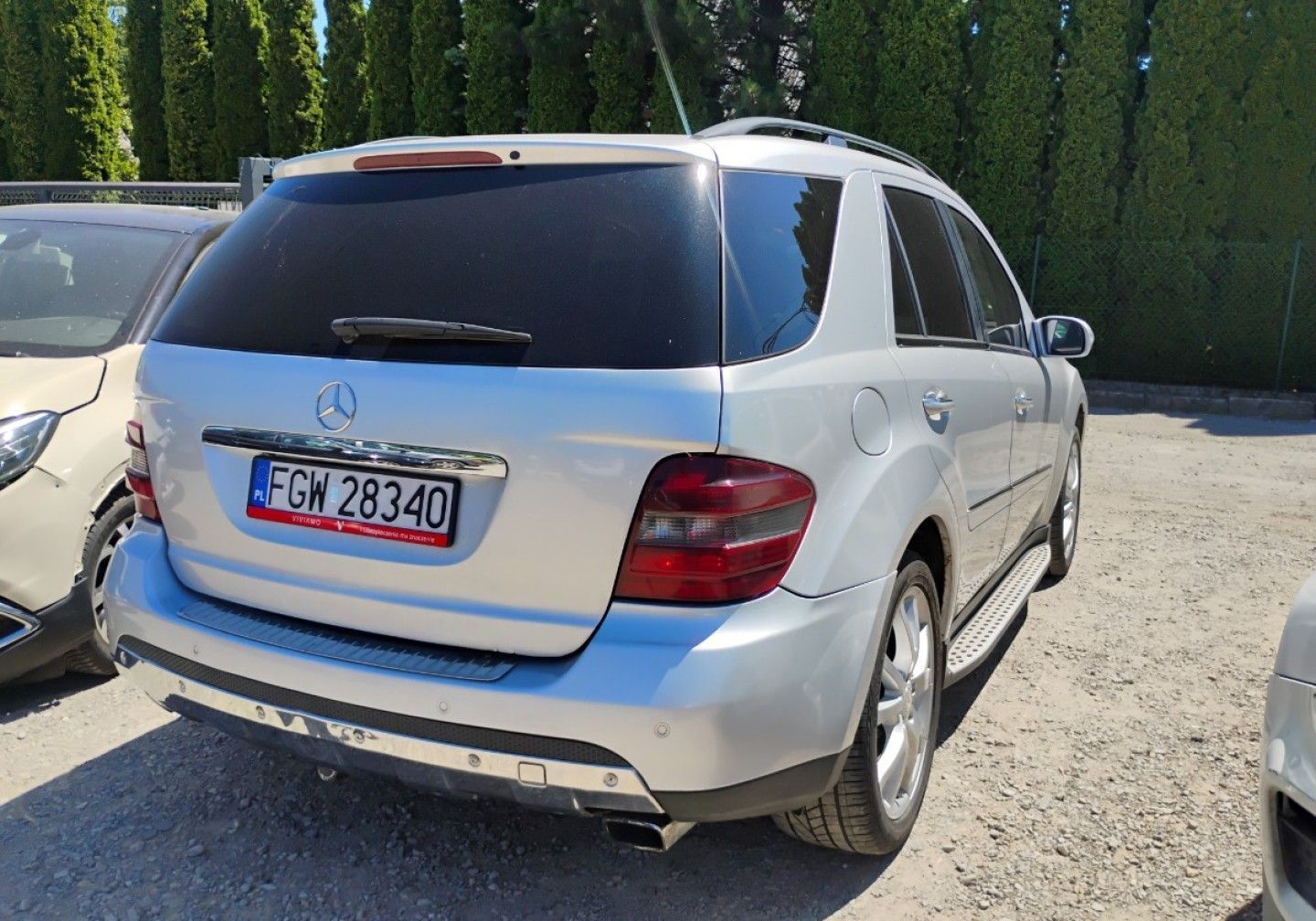 Mercedes-Benz ML 2006r, 3.0 CDI. 4x4. Uszkodzony lewy bok. Jeździ.