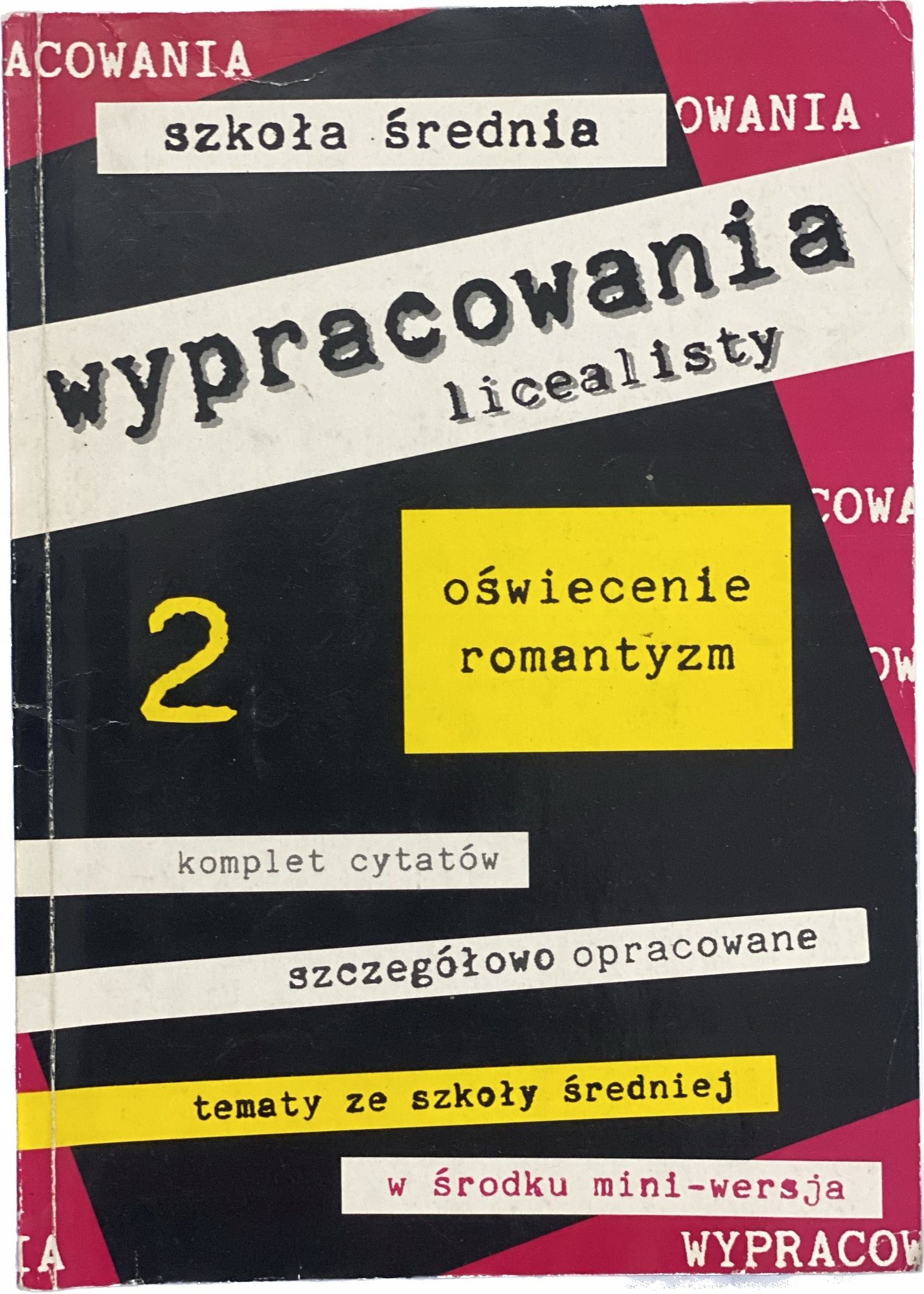 Wypracowania Licealisty Oświecenie Romantyzm Kocha
